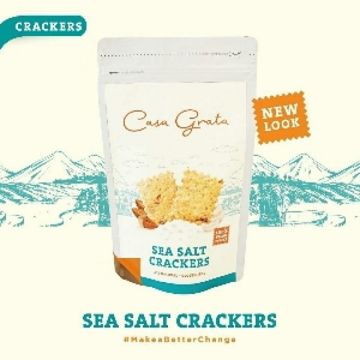 

Casa grata Crackers Seasalt 70gr