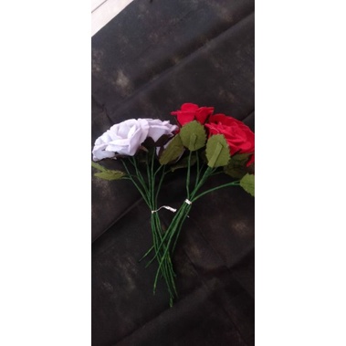 Bunga Mawar Flanel/mawar flanel murah/ mawar untuk buket
