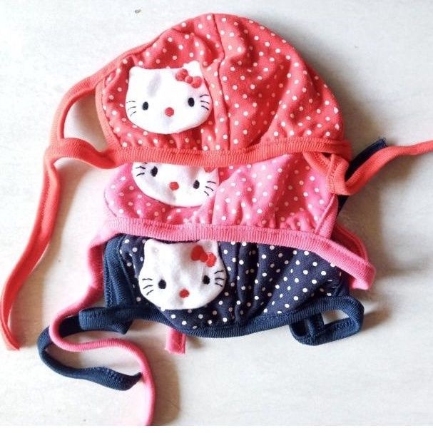 masker kain anak hello kitty