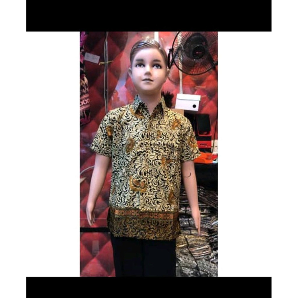 kemeja batik anak