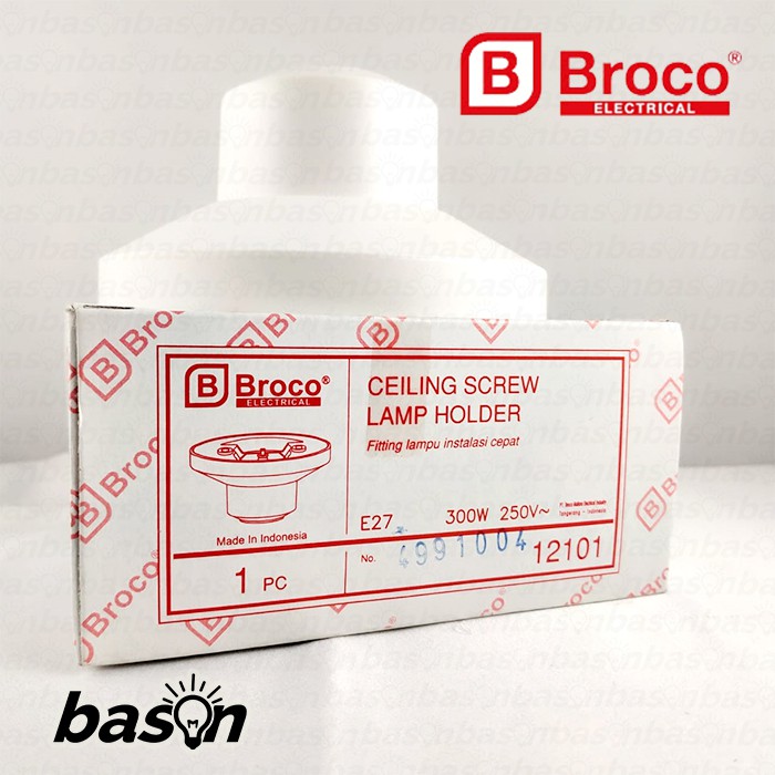 BROCO Gracio 12101 Ceiling Lamp Holder E27 - Rumah Lampu Plafon