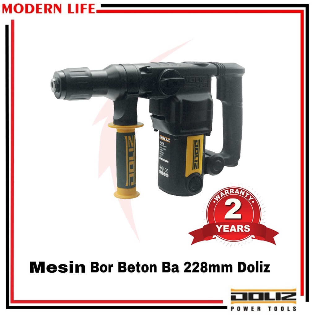 MESIN BOR BETON BOBOK TEMBOK DOLIZ BA228 / ROTARY HAMMER DOLIZ BA 228