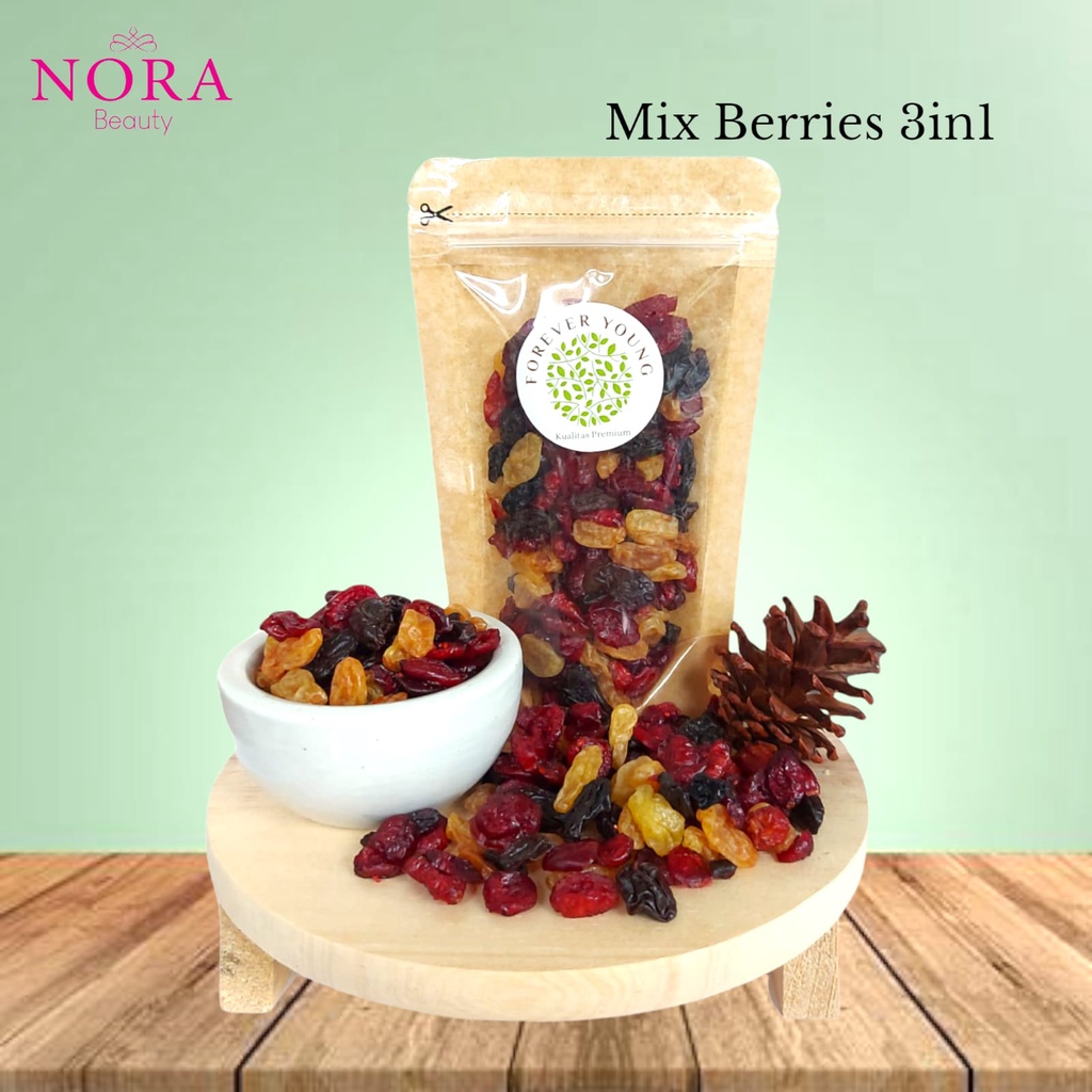 

(Healthy Food) Mixed Dried Berries 3in1 Organik Premium // murah