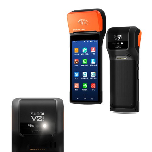 SUNMI V2 Pro &amp; V2 V2s Label Mesin Kasir Android Support Qasir Gobiz Moka POS Grab Merchant Majoo Olsera PPOB Online