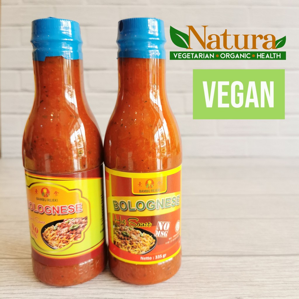 

Bambu Rejeki Bolognese Sauce Original / Hot 335gr Vegetarian Vegan