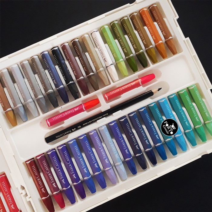 

Faber Castell Hexagonal Oil Pastel Crayon 72 Colours Color Warna
