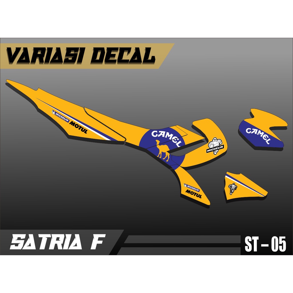 Decal Satria Fu Facelift 2014 Full Body Stiker Satria Fu Facelift 2014 Full Body ST.05