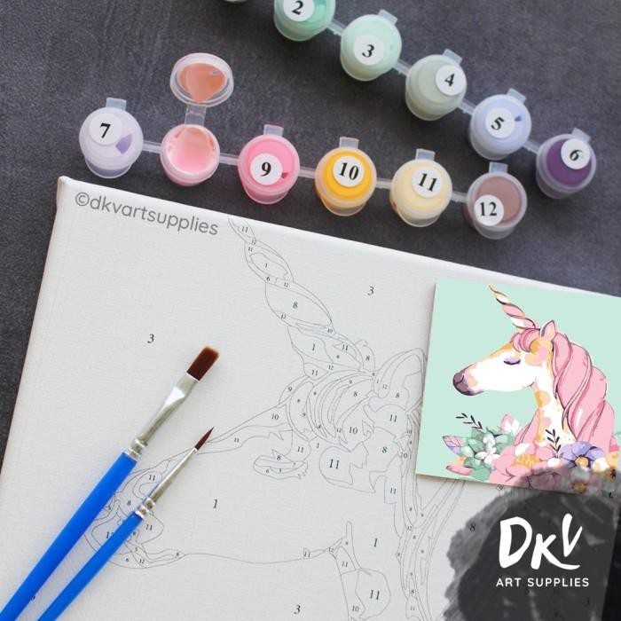 

Paint By Number 20X20Cm Q Series Collection Diy Painting Kit Mewarnai Murah Meriah Ready