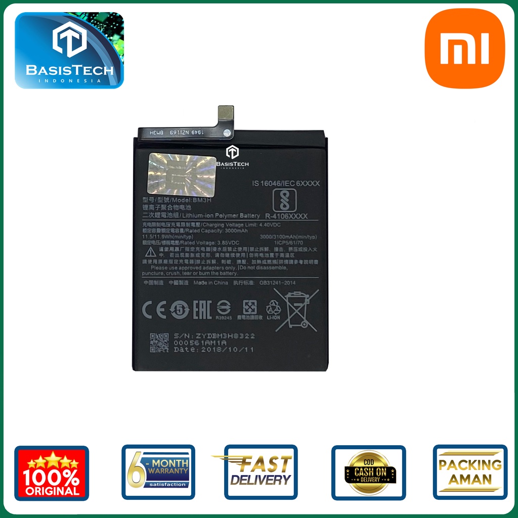 BATERAI XIAOMI Mi PLAY - XIAOMI BM3H - ORI