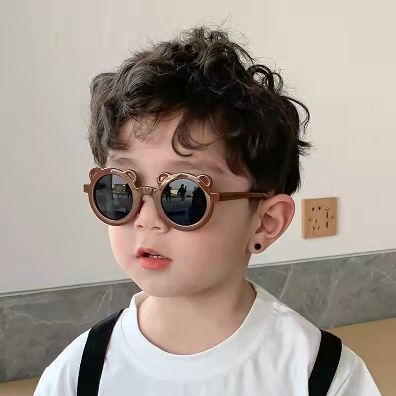 (COD) Kacamata Anak New Trend/Fashion Anak Terbaru Telinga Beruang High Quality