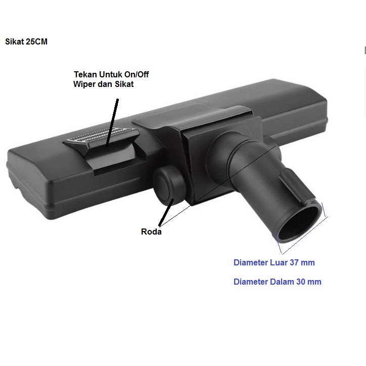 ready 32-35mm Accessories  Sparepart Universal  Vacuum Cleaner Sikat