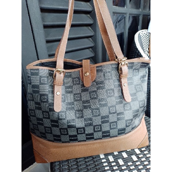 tas second tote sisley kulit