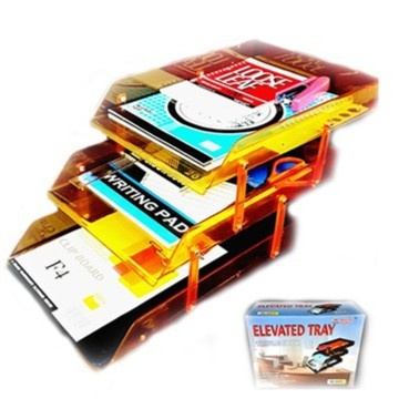 

SJS Rak 3 Susun Document/Rak Meja/Laci Kertas/Tray Organiser Document