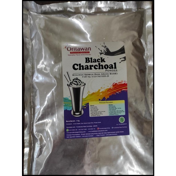 

Black Charcoal Powder