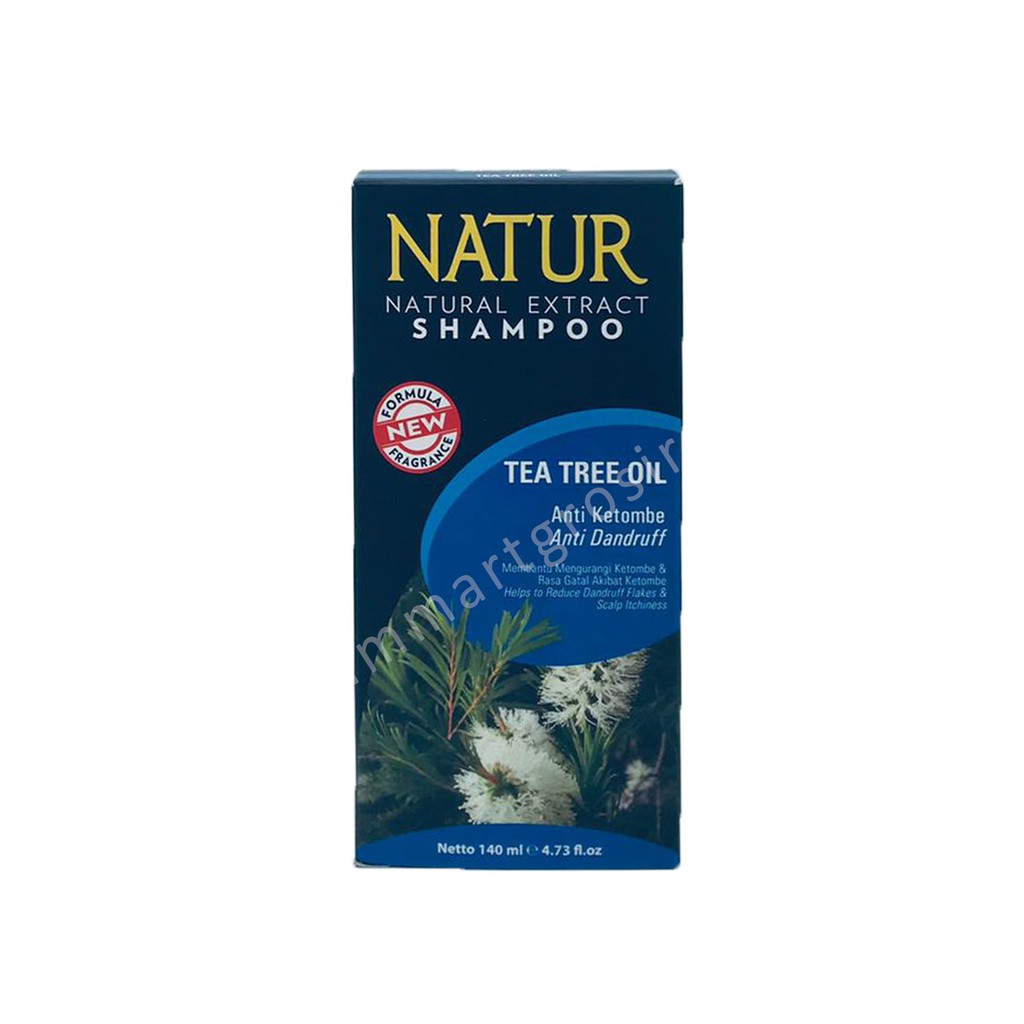 Natur / Shampoo / Tea Tree Oil / Shampo anti ketombe / 140ml