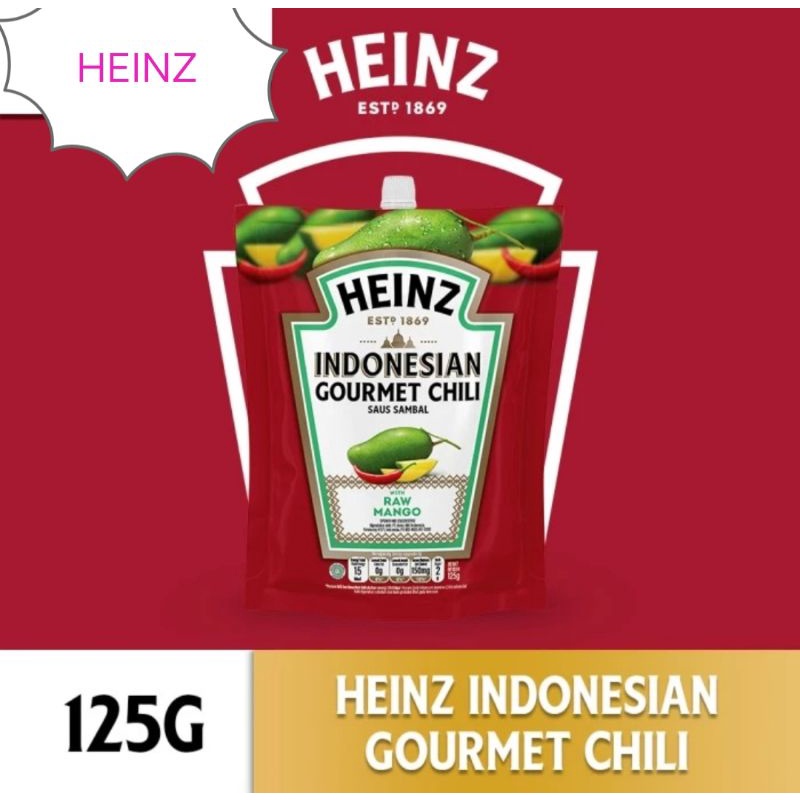 

Heinz saus sambal Indonesia 125gr