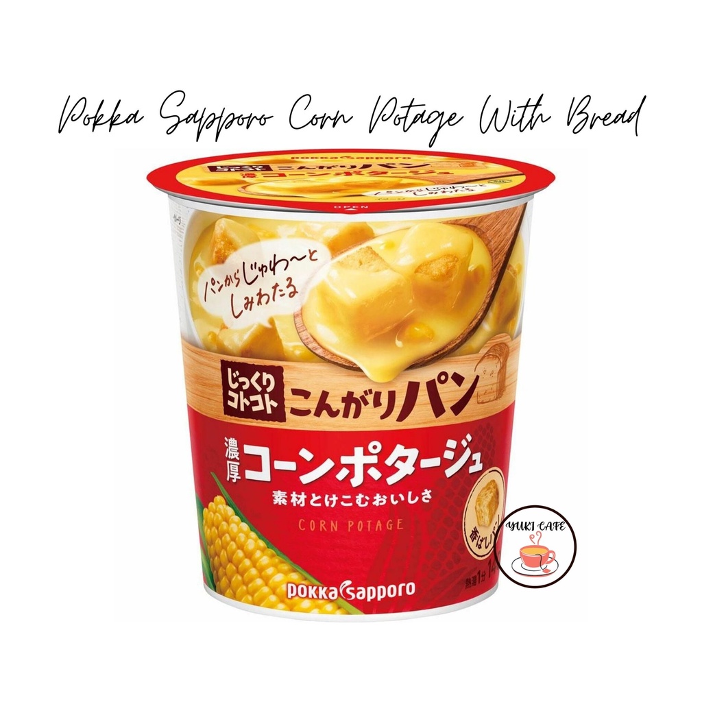 

PASTA - POKKA SAPPORO CORN POTAGE WITH BREAD