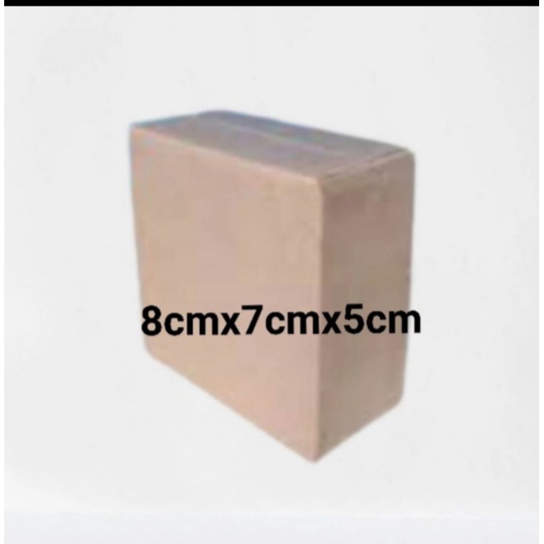 

kardus pecking ukuran 8x7x5 luar dalam polos