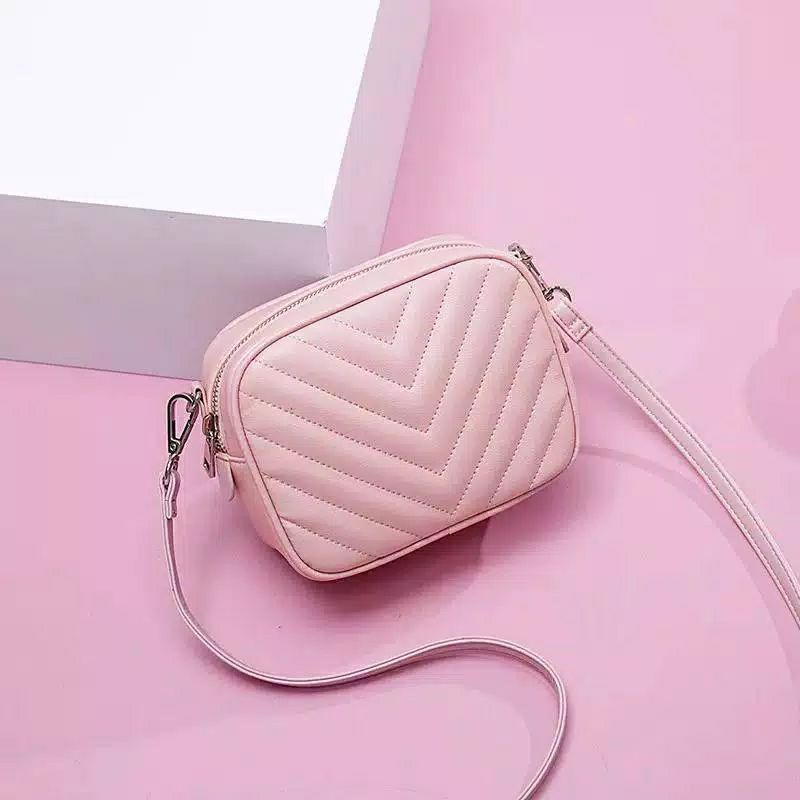 Tas Selempang Wanita Slingbag Kotak Fashion Korea Tas Murah