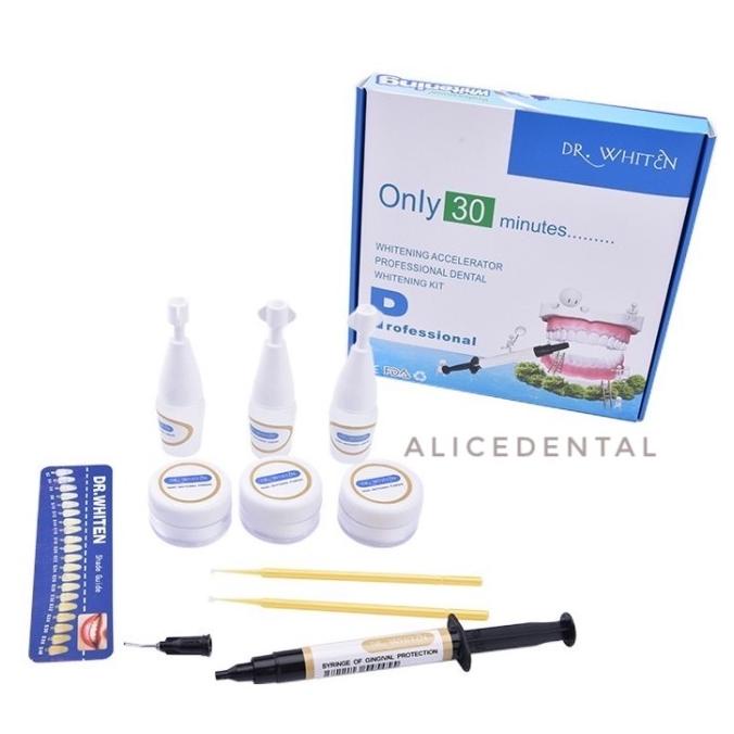 ALICE DENTAL BLEACHING DR WHITEN DENTAL WHITENING KIT PEMUTIH GIGI