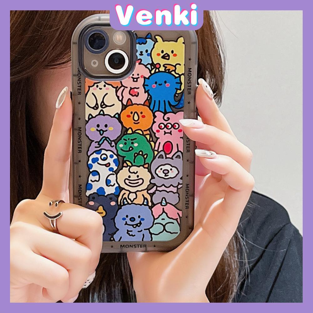 iPhone Case Silicone Soft Case Clear Case Airbag Shockproof Camera Protection Monster Cartoon Cute Compatible For iPhone 14 Pro Max 13 Pro Max 12 Pro Max 11 Pro Max xr xs max