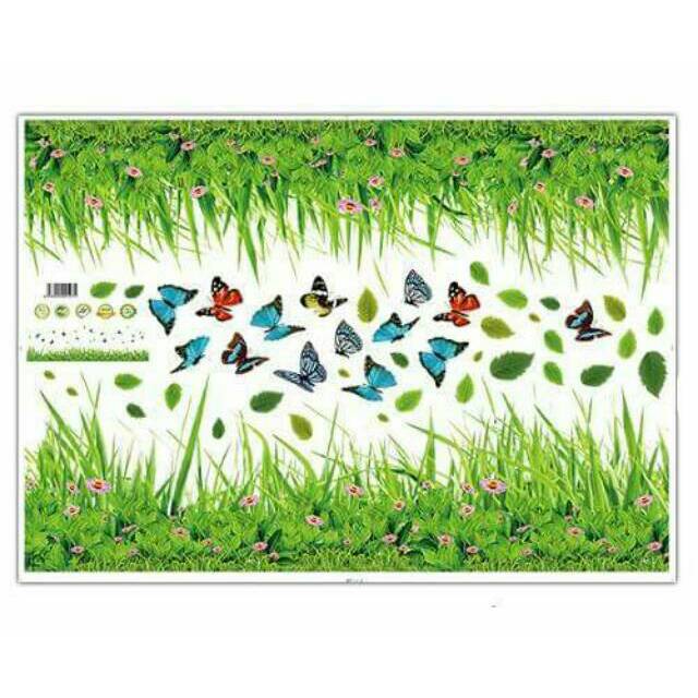 Jual wallsticker 50x70 rumput segar | Shopee Indonesia