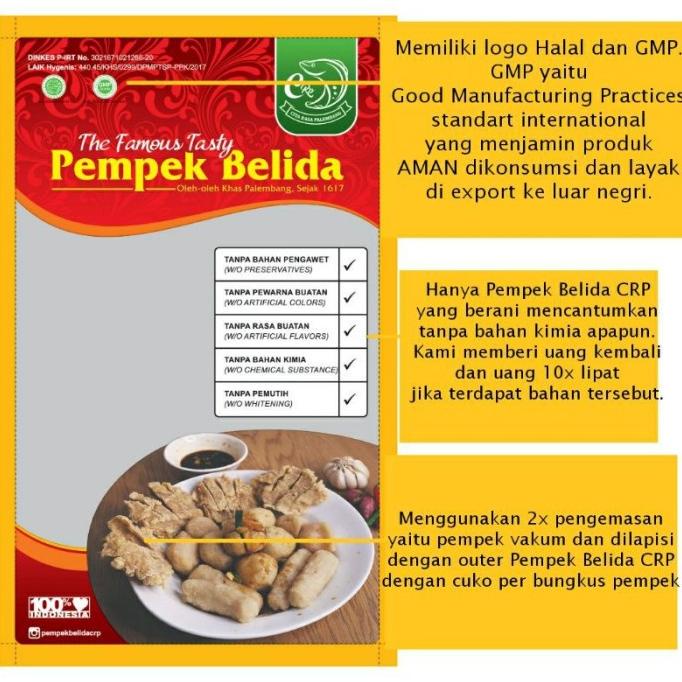 

MAKANAN BEKU / PEMPEK PALEMBANG MUSI NON COD