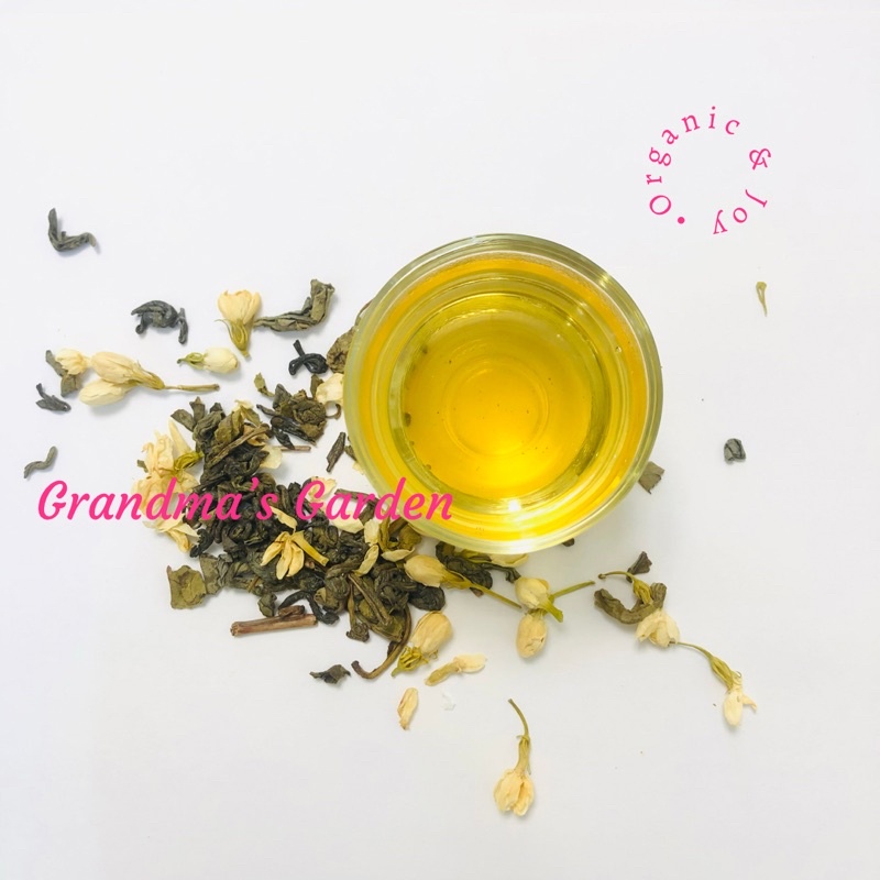 Organic&amp;Joy• Grandma’s Garden Tea Blend (Teh hijau melati/Green tea jasmine/Detox/Diet/Slimming)