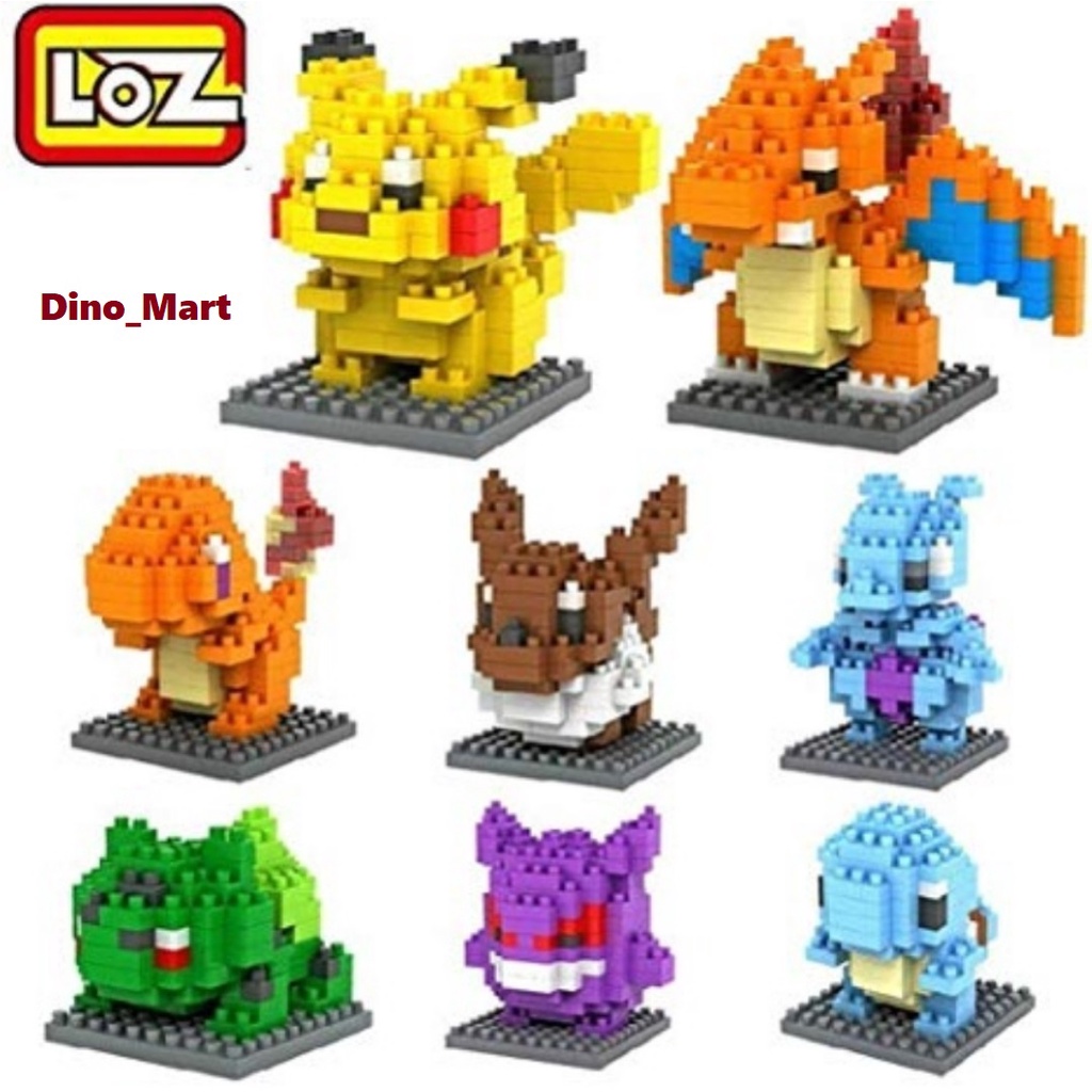 Loz Nano Brick Medium Disney & Pokemon Series