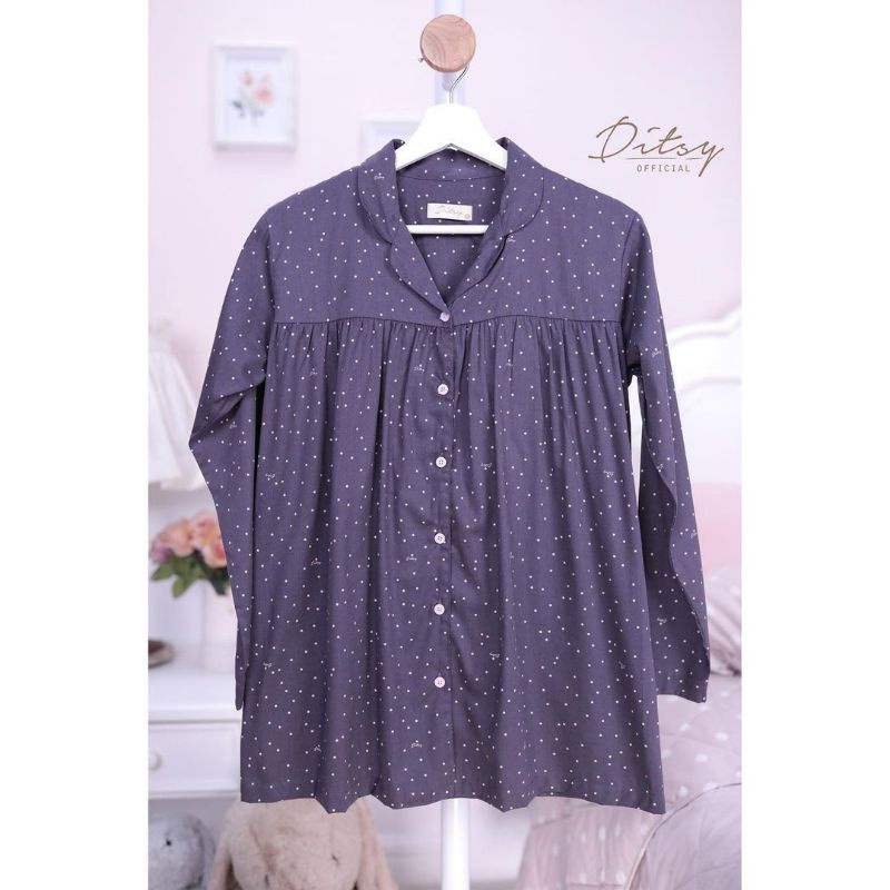 Pajamas / Piyama Punto Grey ORI Ditsy Official
