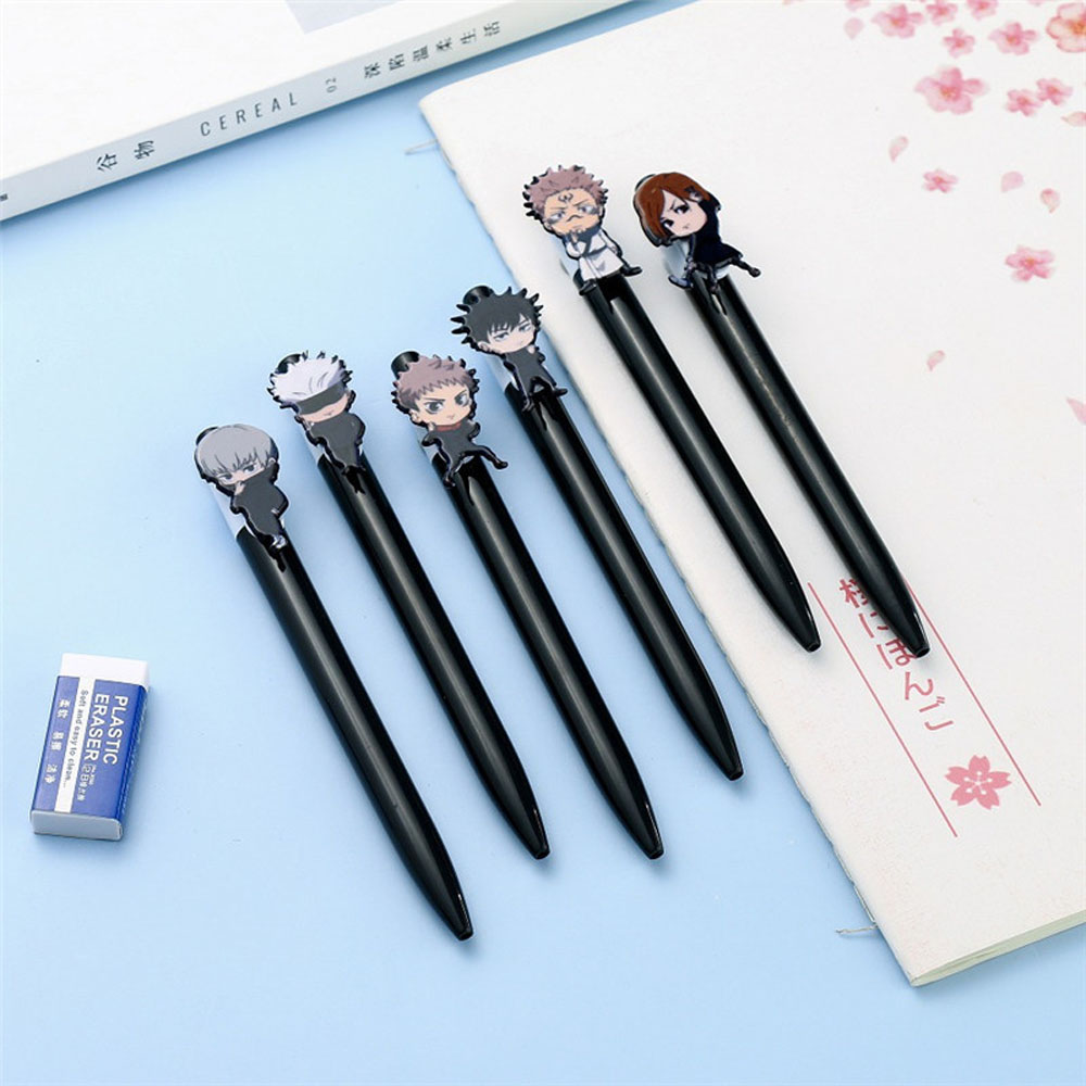 Mxbeauty Pulpen Gel Motif Kartun Anime Jepang Jujutsu Kaisen Untuk Stationery Sekolah / Kantor