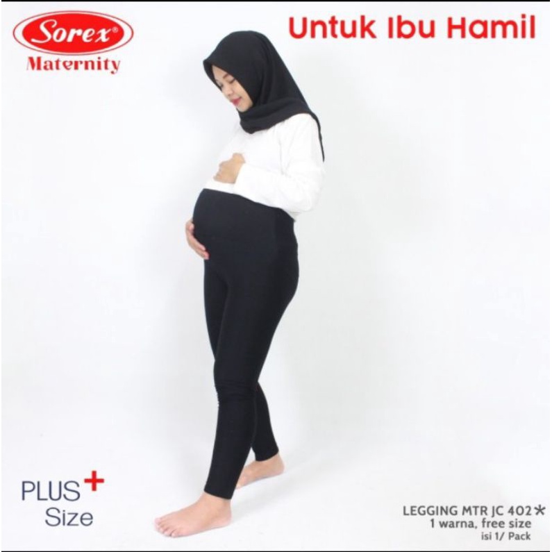 Celana panjang legging ibu hamil Sorex JC 402 plus size