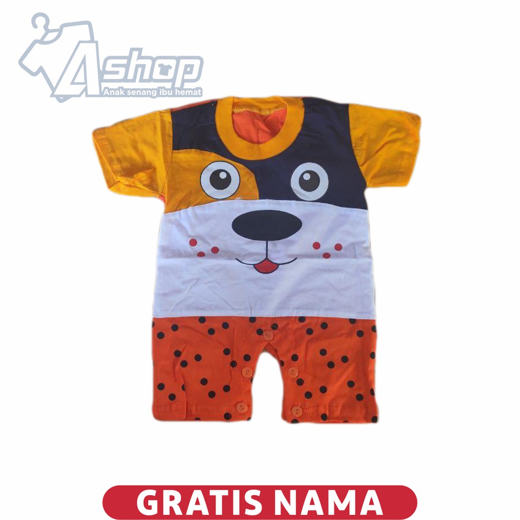 Romper Bayi Motif  DOGy