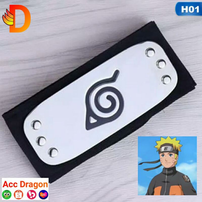 Headband ikat kepala naruto konohagakure