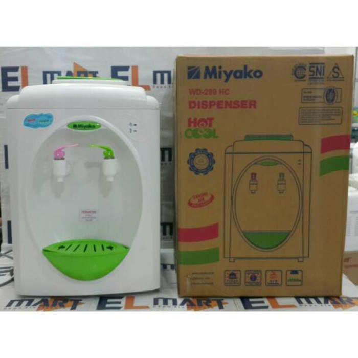 Miyako Dispenser Hot and Cool WD 289HC - 289 HC - WD289HC Panas Dngin Original