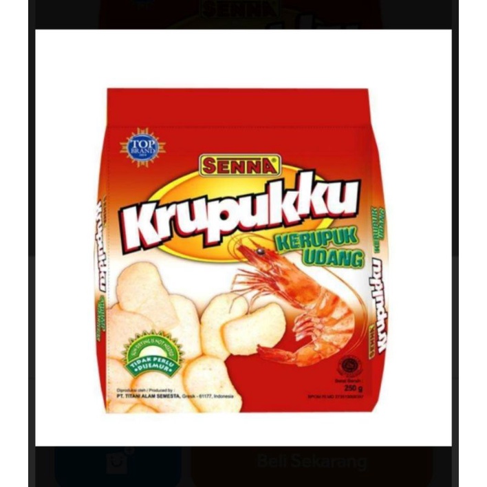 

Kerupuk udang krupukku Senna 200 gram tanpa jemur