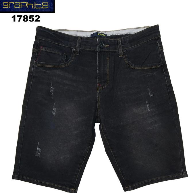 Graphite Premium Jeans Short Pants. Celana Jeans Cowok import 17852