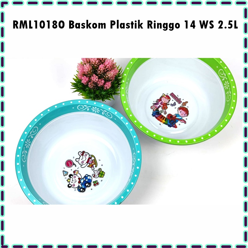 RML1018O Baskom Plastik Ringgo 14 WS 28cm 2.5L