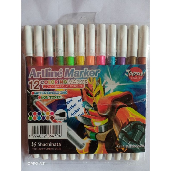 

ARTLINE SPIDOL WARNA 12 COLOUR SET