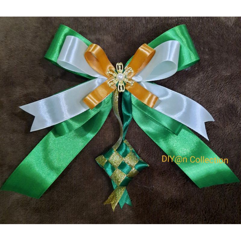 

Pita ketupat hiasan Idul Fitri atau lebaran/pita parcel/pita hampers