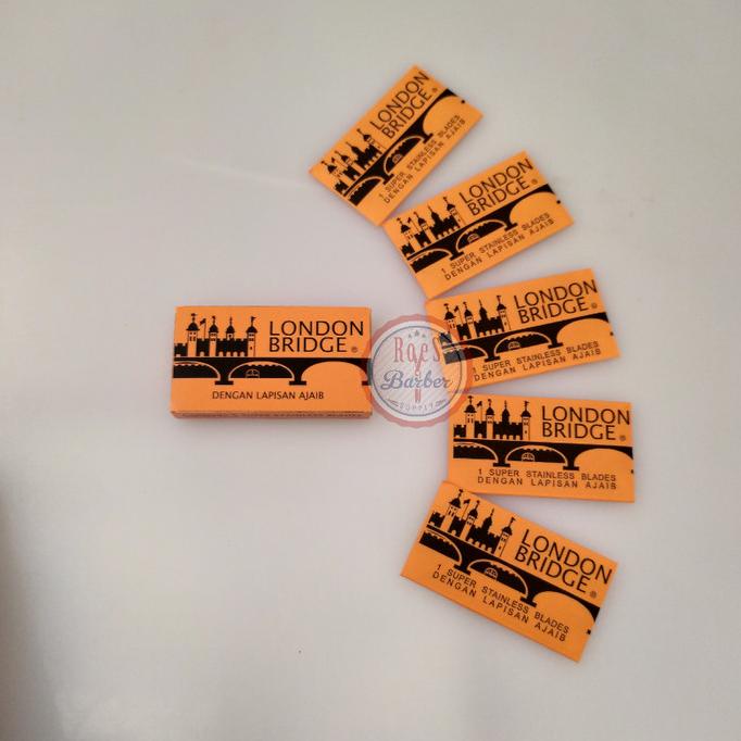 

BISA BAYAR DITEMPAT Silet Cukur London Bridge Kemasan 1 Pack Original untuk Barbershop SALE Kode 305