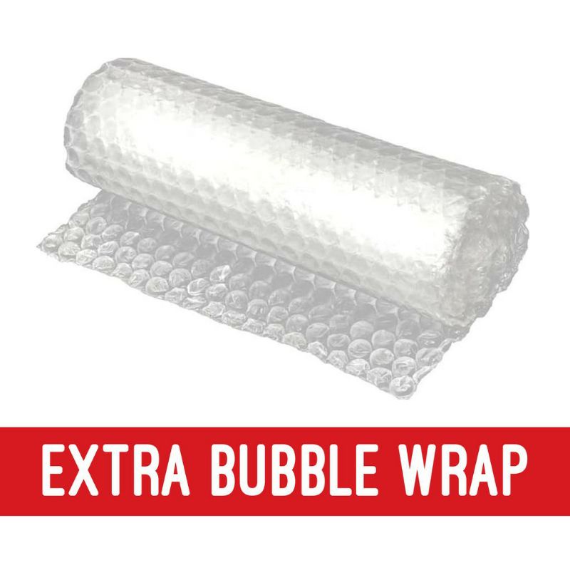 

Extra Bubble Wrap Packing Tambahan untuk Mengurangi Resiko Kerusakan saat Pengiriman