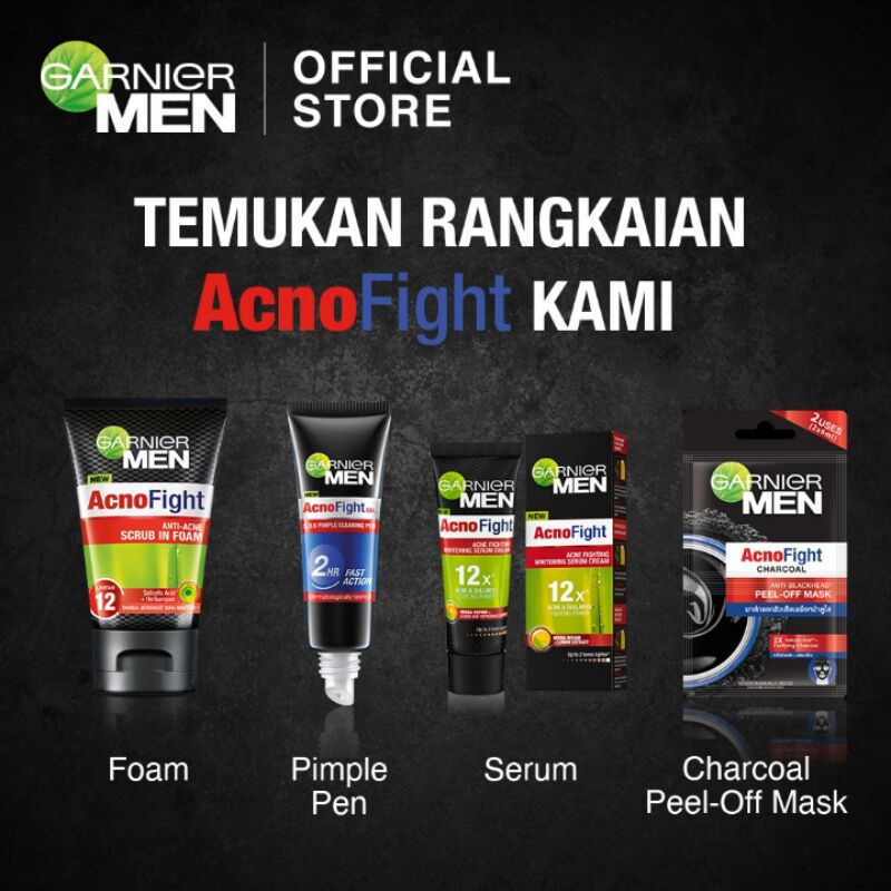 GARNIER MEN Acno Fight 12 in 1 Facial Foam 100ml