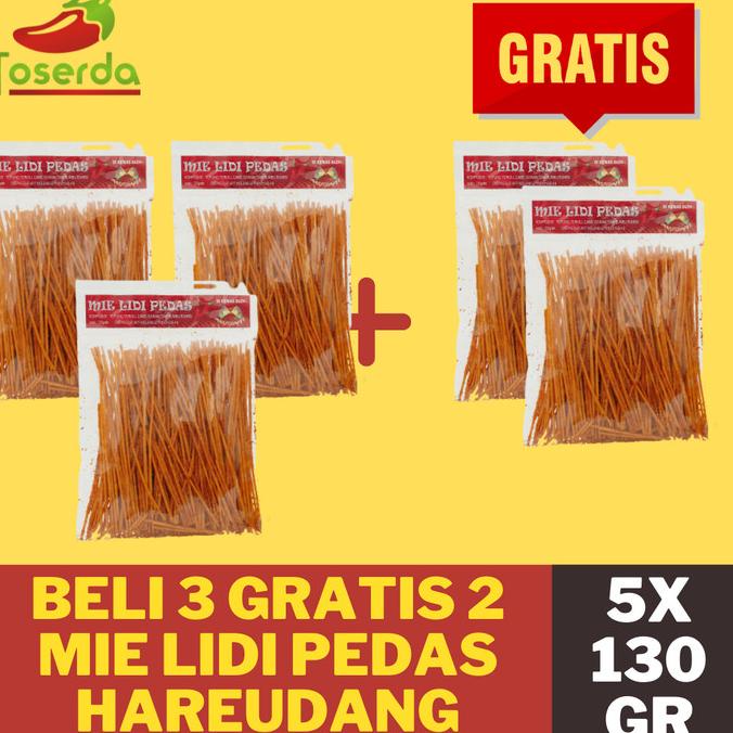 

~~~~~] Promo Beli 3 GRATIS 2 MIE LIDI PEDAS GURIH DAUN JERUK HAREUDANG