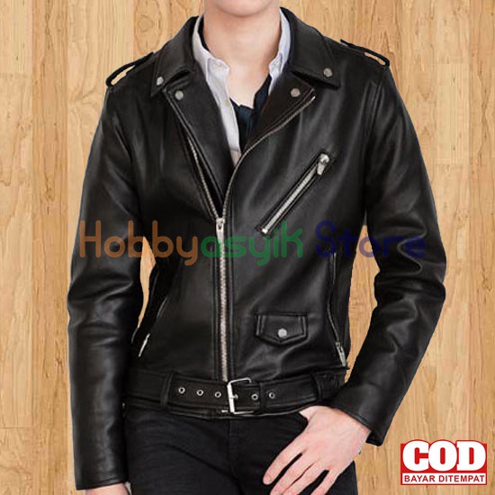 PROMO Jaket Kulit Domba Asli Pria Vino G. Bastian Elegant Best Seller