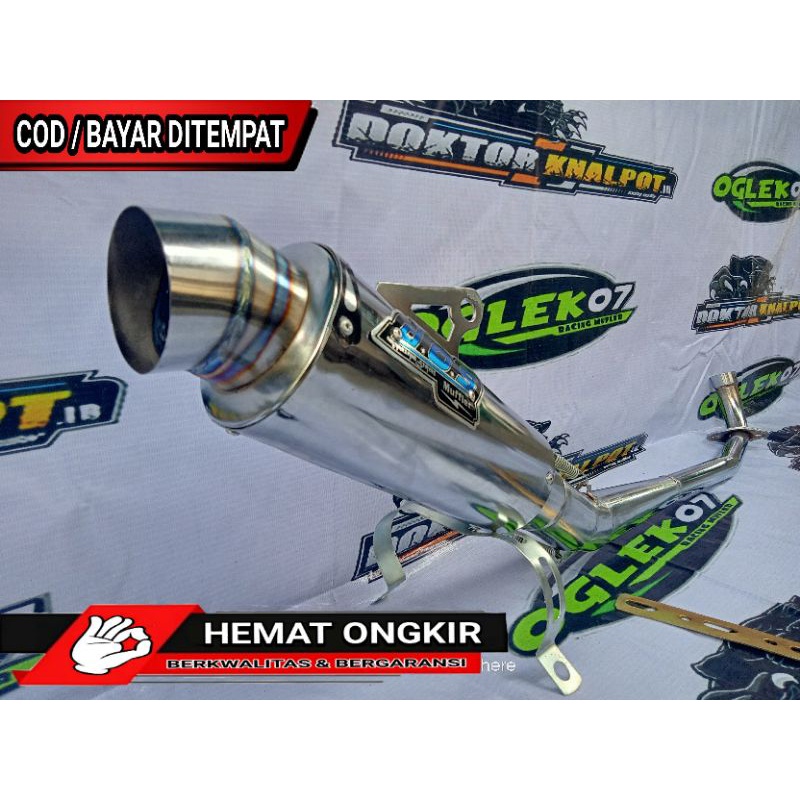 Knalpot racing DOS vega jupiter supra shogun revo / grand / astrea / c70