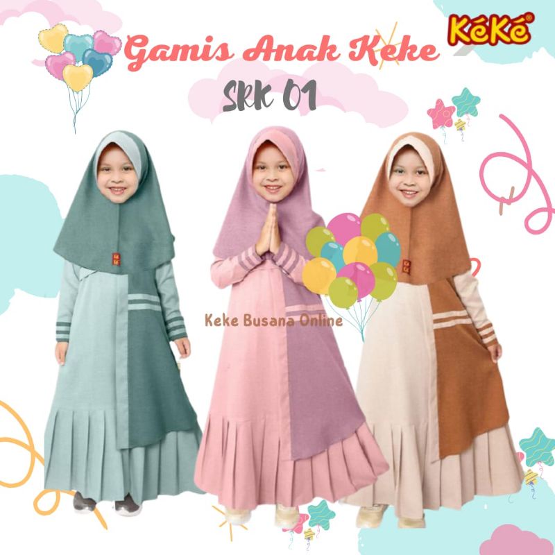 Gamis Anak Keke ~ SRK 01 ~