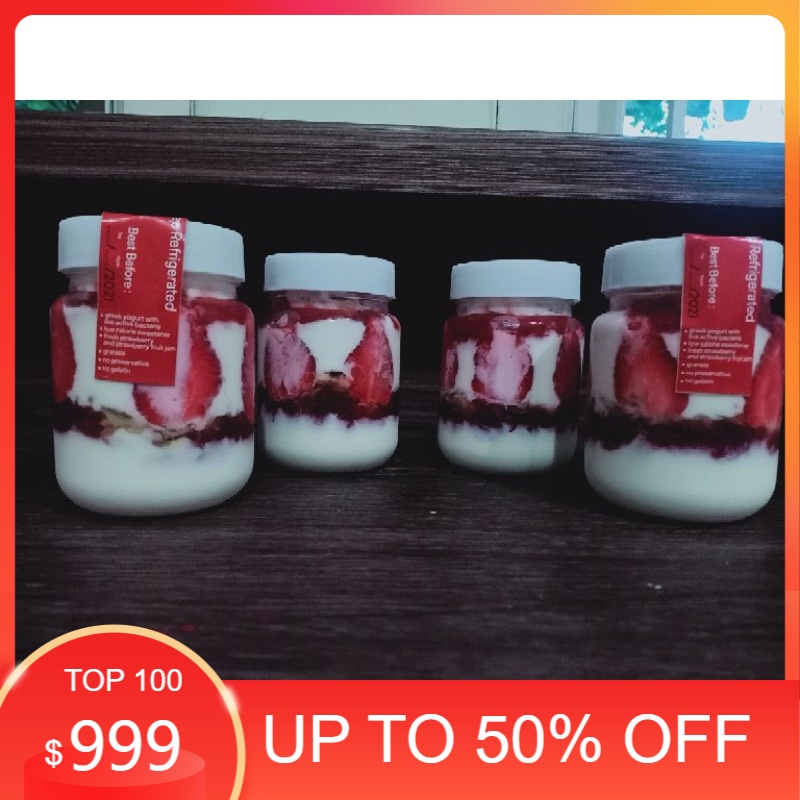 

Strawberry Greek Yogurt Parfait Makanan Sehat Fresh Tanpa Pengawet Bahan Alami