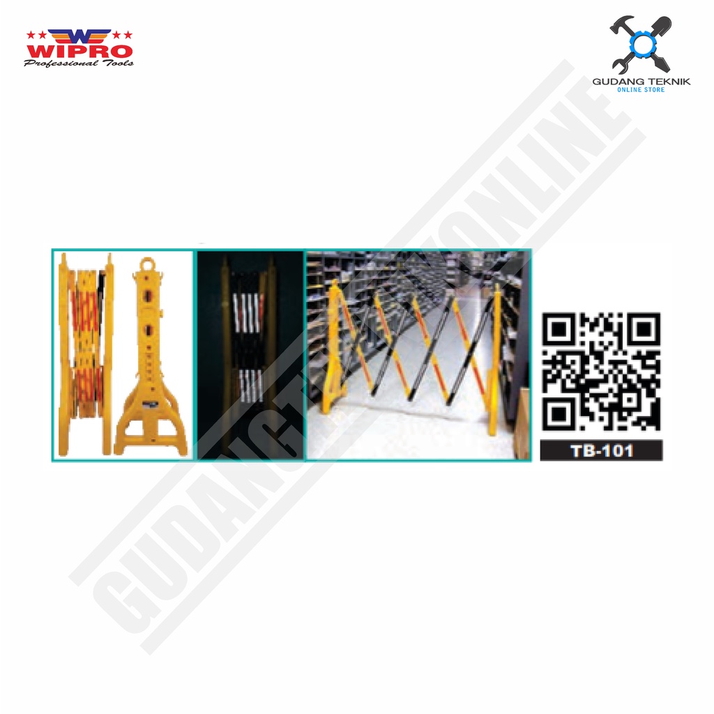 Pagar Pembatas WIPRO TB-101 / Safety Gate High Quality PE (Polyethylene) TB 101 Wipro - TB101 WIPRO