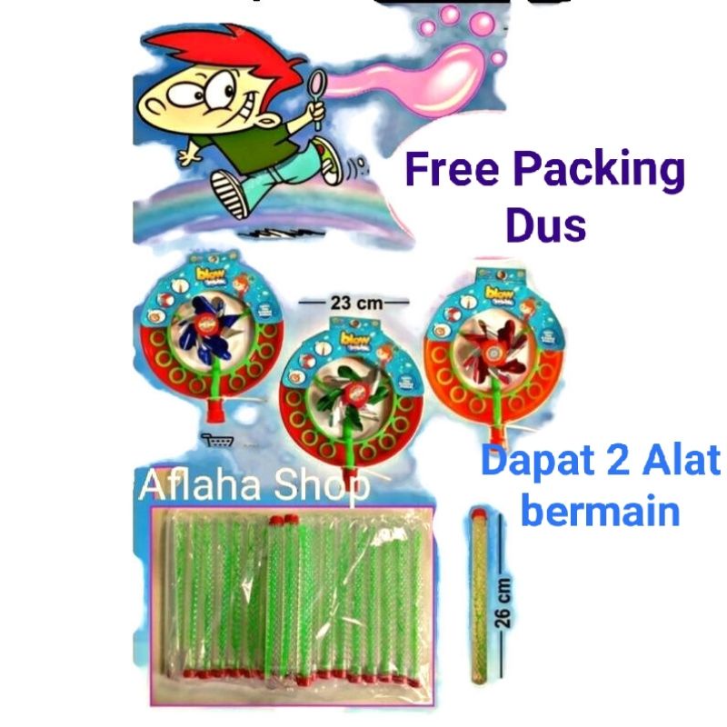 Aflaha Bubble - Kincir Bubble Stick Mainan Anak / Bubble Tiup